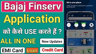 How to use Bajaj Finserv Application [upl. by Leid]