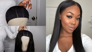 How to Make a U Part Wig For Beginners  West Kiss Hair [upl. by Enelad]