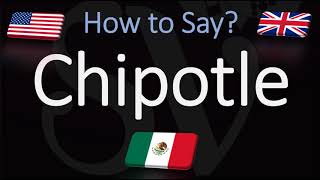 How to Pronounce Chipotle CORRECTLY Mexican Grill Pronunciation [upl. by Odareg]