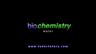 Biochemistry Water [upl. by Adnalohs411]