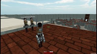 AoT Fan Game Preview  Multiplayer Test [upl. by Imoen]