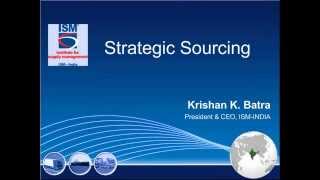 Strategic Sourcing [upl. by Tomasina]