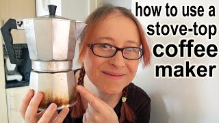 How to use a STOVETOP COFFEE MAKER  a Step by Step Guide [upl. by Liss645]