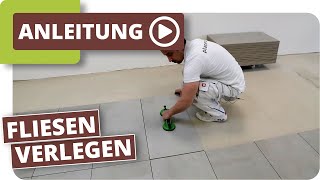 Fliesen verlegen  planeo DIY Tiles [upl. by Able]