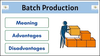 4 What is Batch Production  Meaning  Characteristics  Example  Advantages  Disadvantages [upl. by Meeker497]