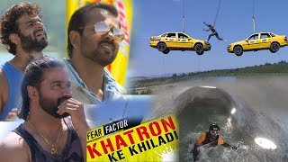 Dharmesh Ne Kiya Water Tank Task Dharmesh Ne Rohit Shetty Banke Karishma Ki Li Class KKK10 [upl. by Zoldi]