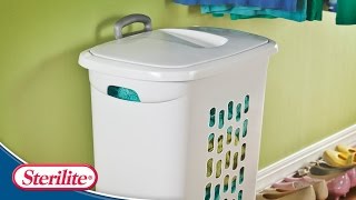 Sterilite Ultra™ Wheeled Laundry Hamper [upl. by Alissa]