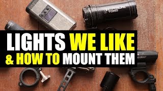 BICYCLE LIGHTS amp MOUNTING TIPS [upl. by Gnilrac590]