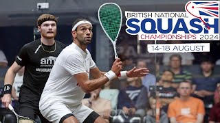 Elshorbagy Vs Salter FULL MATCH British National Squash Championships [upl. by Ahcsatan23]