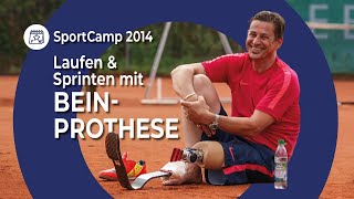 Laufen amp Sprinten mit Beinprothese  SportCamp 2014 [upl. by Eznyl]