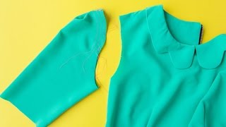 How to sew  hem sleeves for professional finish [upl. by Magnien]