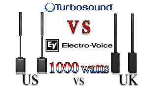 Electro Voice Evolve 50 and Turbosound IP1000 [upl. by Lledraw]