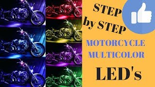 How to install LED lights on your motorcycle [upl. by Betthezul]