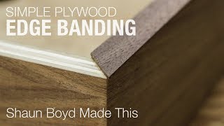 How to Make Simple Plywood Edge Banding [upl. by Varden]