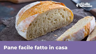 PANE FATTO IN CASA FACILE Ricette perfetta garantita [upl. by Galatia]