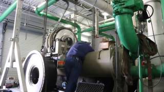 Trane CVHE Chiller Overhaul Teardown [upl. by Peg]