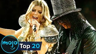 Top 20 Cringiest Halftime Show Moments [upl. by Suivatal]