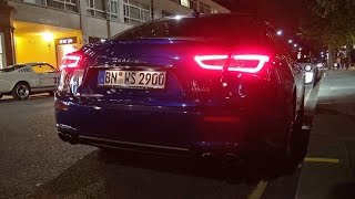 Maserati Ghibli S Q4 30 V6 Biturbo  LOUD REVS [upl. by Nemzzaj]