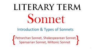 Sonnet  Definition and Example  Petrarchan Sonnet Shakespearean Sonnet  What is a sonnet [upl. by Ylloj680]