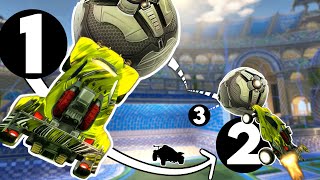 How To Double Touch In 3 Steps  Rocket League Double Tap Tutorial [upl. by Erma601]