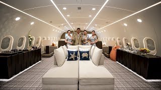 Inside The Worlds Only Private Boeing 787 Dreamliner [upl. by Lecram]