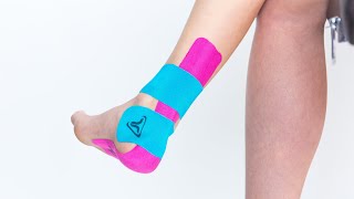 TRUETAPE® Achilles Tendonitis  Kinesiology Tape Instruction [upl. by Aufa268]