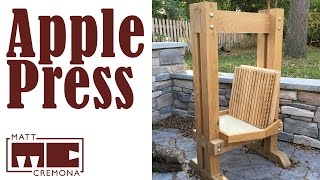 Build a Rack and Cloth Apple Cider Press [upl. by Irim]