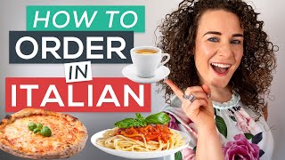 How to Order Food and Drinks in Italian 🇮🇹 FREE PDF Italian for Beginners [upl. by Balas]