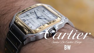 The First Pilot Watch  Santos de Cartier Large [upl. by Nador]