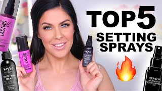 TOP 5 SETTING SPRAYS AFFORDABLE  DRUGSTORE [upl. by Devon17]