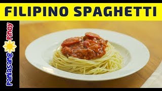 How to Cook Filipino Style Spaghetti [upl. by Allicerp]