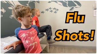 Little Boy Screams During Flu Shot [upl. by Oakley]