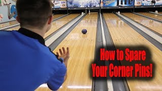 BOWLING  HOW TO SPARE YOUR CORNER PINS [upl. by Bloch619]