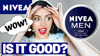 SPECIALIST testing NIVEA MEN CREAM review ingredients is it good [upl. by Debera970]