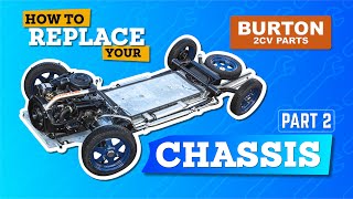 Replace a 2CV Chassis  Part 2 Assembly  BURTON 2CV PARTS [upl. by Lydon]