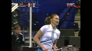 Steffi Graf vs Gabriela Sabatini Exhibition Berlin 2004 2Set partly [upl. by Heer]