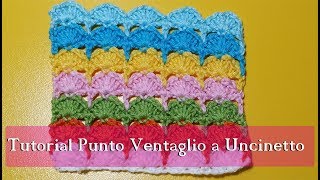 Tutorial Punto Ventaglio a Uncinetto [upl. by Prober605]