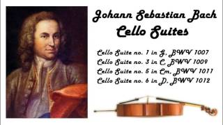 Johann Sebastian Bach  Cello suites in 432 Hz great for reading or studying [upl. by Leisha]