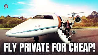 HOW TO FLY ON A PRIVATE JET FOR CHEAP [upl. by Acirdna]