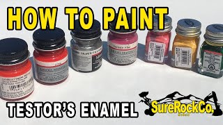 PAINT TESTORS Enamel Model Master [upl. by Jarib]