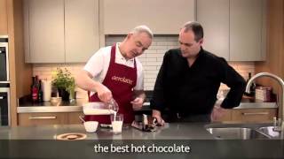 How to make a hot chocolate using an aerolatte milk frother [upl. by Zipporah893]