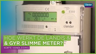 Slimme meter werking Landis amp Gyr korte uitleg [upl. by Jonette]