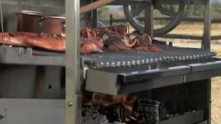 Steven Raichlen grills Lobster on Primal Grill [upl. by Robina]