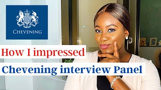 MY CHEVENING INTERVIEW QUESTIONS AND HOW I ANSWERED HOW TO PASS THE CHEVENING INTERVIEW WITH EASE [upl. by Enailuj]