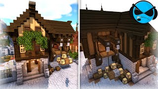 Minecraft How to Build a Storage Warehouse Minecraft Village Tutorial [upl. by Lissak285]