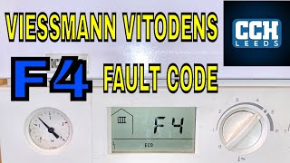 VIESSMANN BOILER F4 FAULT CODE  How To Reset [upl. by Sophia]