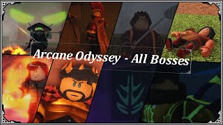 Arcane Odyssey  All Bronze Sea Bosses Read Description [upl. by Htebazileharas406]