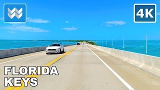 4K Florida Keys USA Scenic Driving Tour  Islamorada to Key West via A1A Highway Road Trip [upl. by Lorilyn]