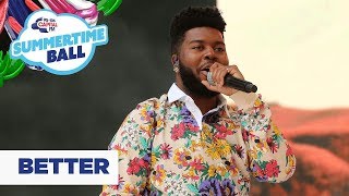 Khalid – ‘Better’  Live at Capital’s Summertime Ball 2019 [upl. by Ennovyhs]