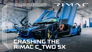 CRASHING THE RIMAC NEVERA HYPERCAR 5X [upl. by Agnizn322]